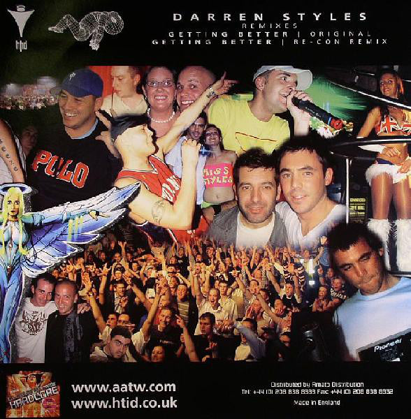 Darren Styles : Getting Better (12")