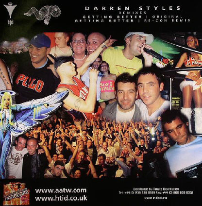 Darren Styles : Getting Better (12")