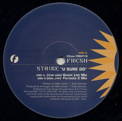 Strike : U Sure Do (12", Single)