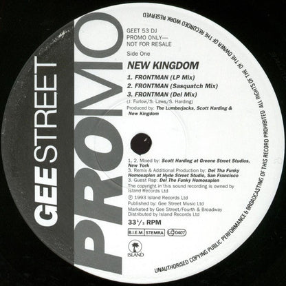 New Kingdom : Frontman (12", Promo)