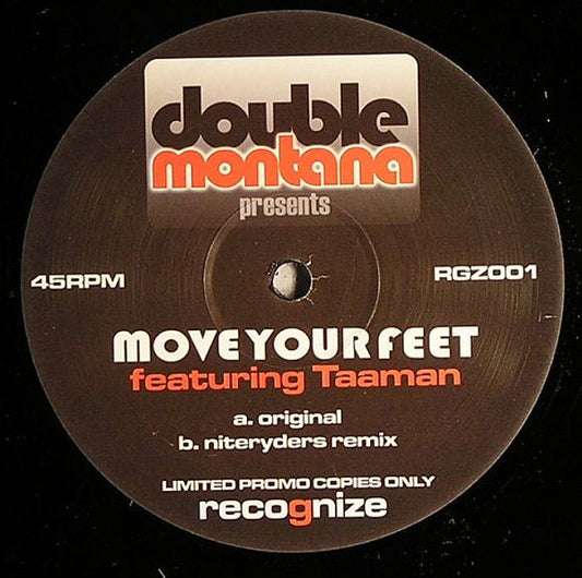 Double Montana Feat. Taaman : Move Your Feet (12", Single)