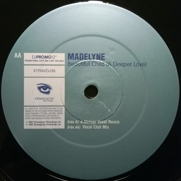 Madelyne : Beautiful Child (A Deeper Love) (12", Promo)