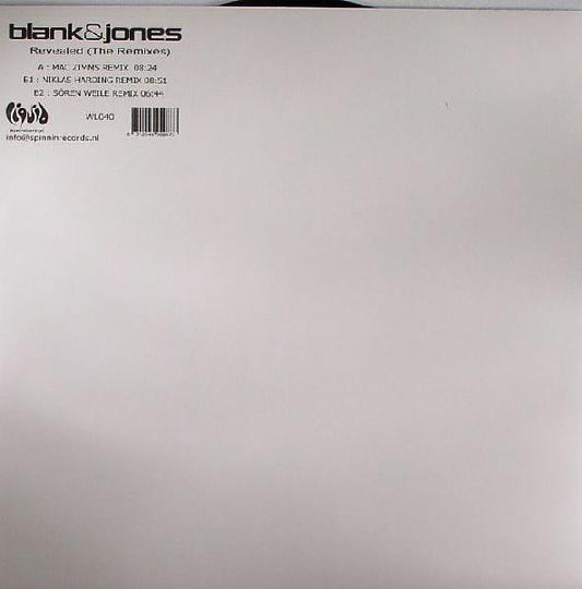 Blank&Jones* : Revealed (The Remixes) (12", TP)