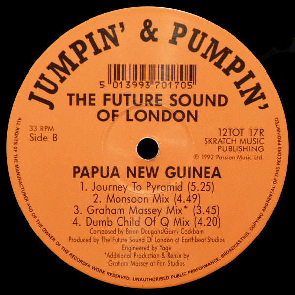 The Future Sound Of London : Papua New Guinea (12")