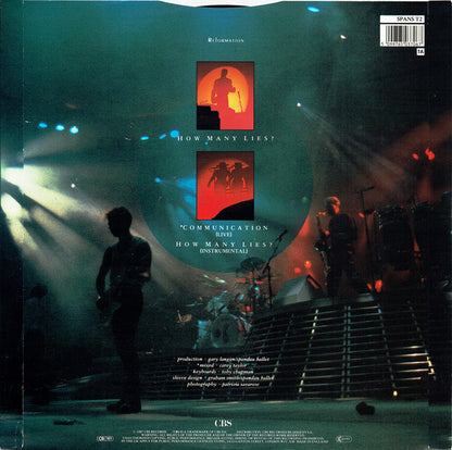 Spandau Ballet : How Many Lies? (12", Single)