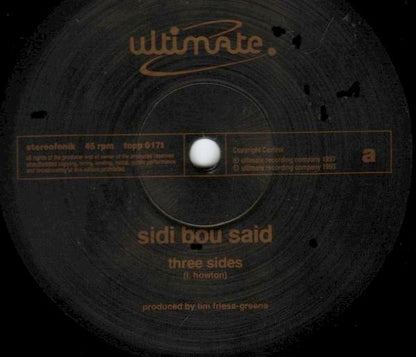 Sidi Bou Said : Three Sides (12")