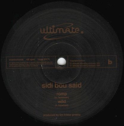 Sidi Bou Said : Three Sides (12")