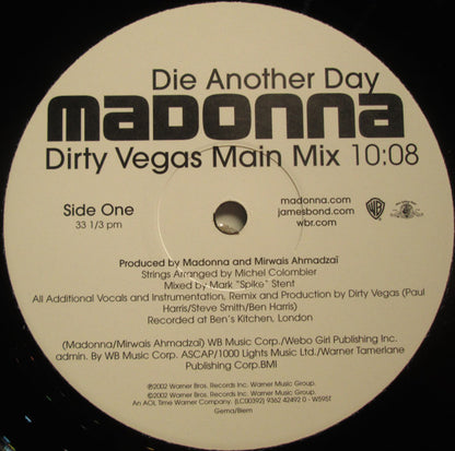 Madonna : Die Another Day (2x12")