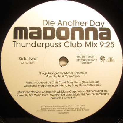 Madonna : Die Another Day (2x12")