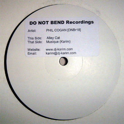 Phil Cogan / Karim* : Alley Cat / Musique (12", Ltd, W/Lbl, Sti)