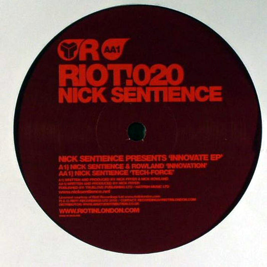 Nick Sentience : Nick Sentience Presents Innovate EP (12", EP)