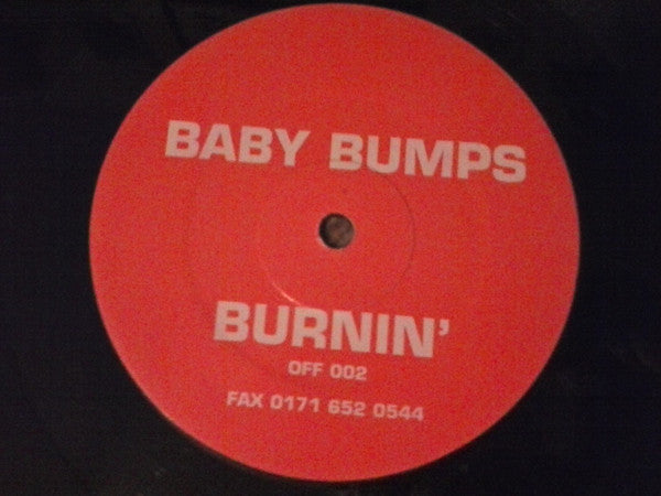 Baby Bumps : Burnin' (Remixes) (12", Promo, Red)