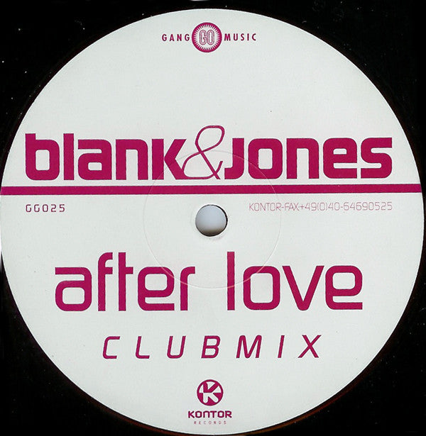 Blank & Jones : After Love (12")