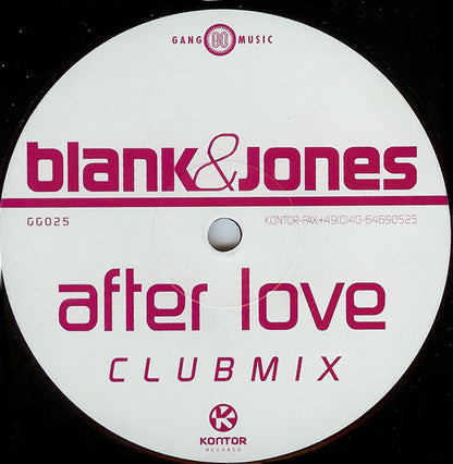 Blank & Jones : After Love (12")