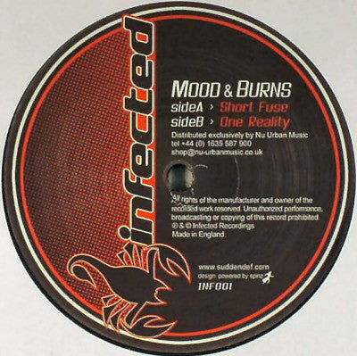 Mood & Burns : Short Fuse / One Reality (12")