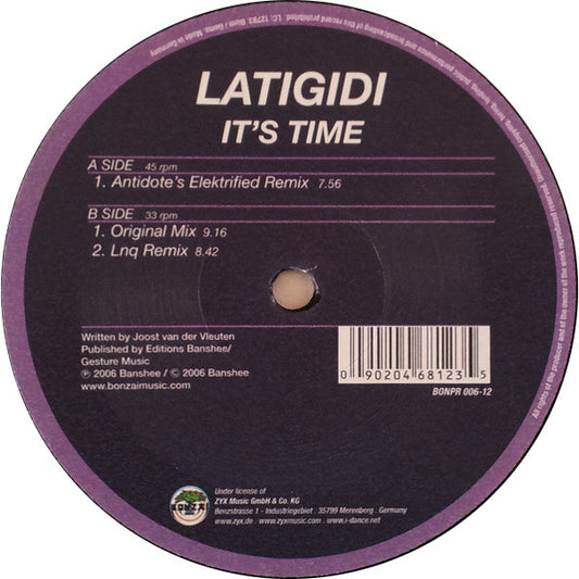 Latigidi : It's Time (12")