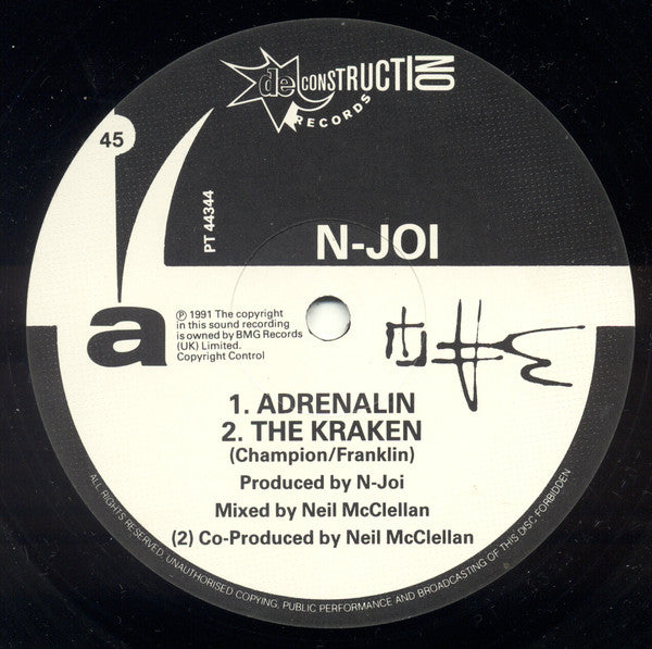 N-Joi : Adrenalin EP (12", EP)