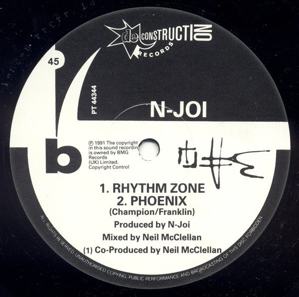 N-Joi : Adrenalin EP (12", EP)