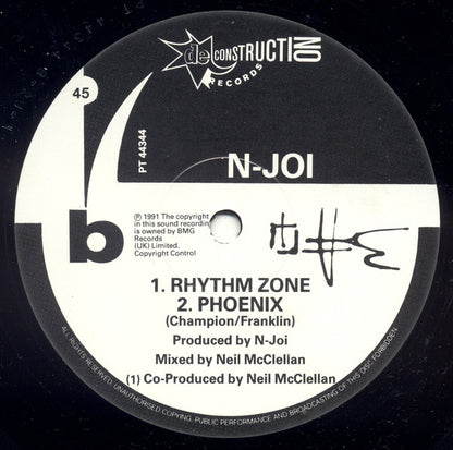 N-Joi : Adrenalin EP (12", EP)