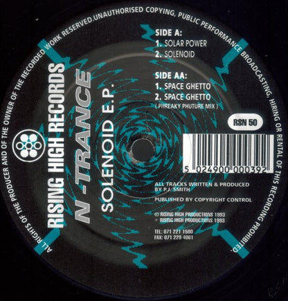 N-Trance (2) : Solenoid E.P. (12", EP)