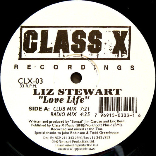 Liz Stewart : Love Life (12")