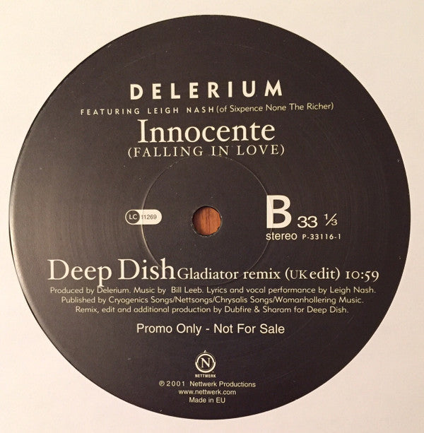 Delerium : Innocente (Falling In Love) (2x12", Promo)