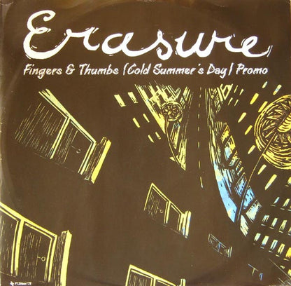 Erasure : Fingers & Thumbs (Cold Summer's Day) (12", Single, Promo)