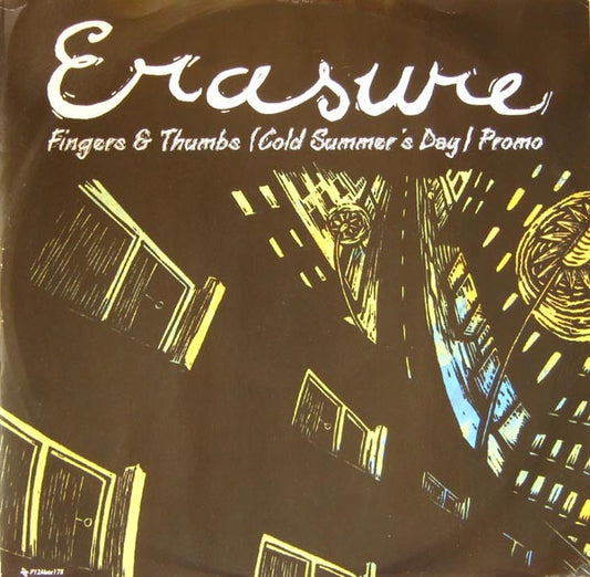 Erasure : Fingers & Thumbs (Cold Summer's Day) (12", Single, Promo)