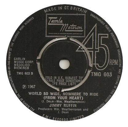 Jimmy Ruffin : Gonna Give Her All The Love I've Got (7", Single, Pus)