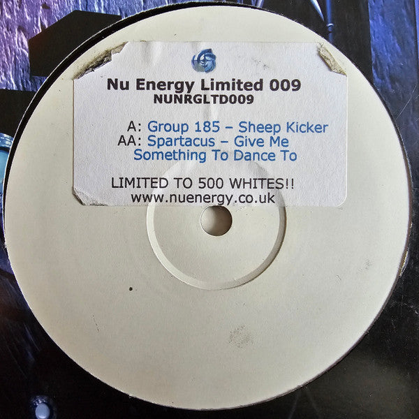 Group 185 / Spartacus : Sheep Kicker / Give Me Something To Dance To (12")