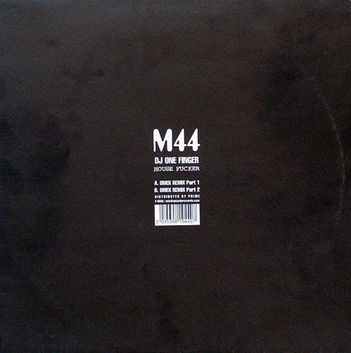 DJ One Finger : House Fucker (12")