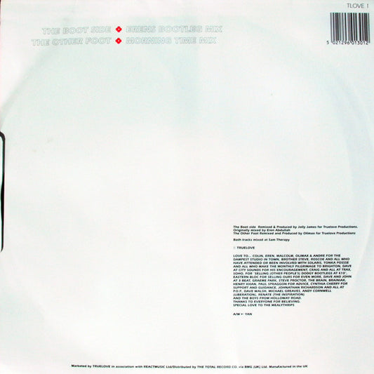 Truelove* Presents The Source Featuring Candi Staton : You Got The Love (Erens Bootleg Mix) (12")