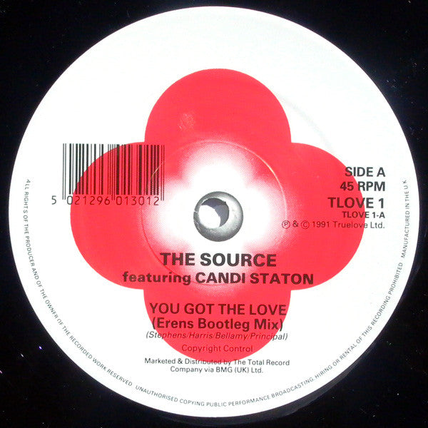 Truelove* Presents The Source Featuring Candi Staton : You Got The Love (Erens Bootleg Mix) (12")