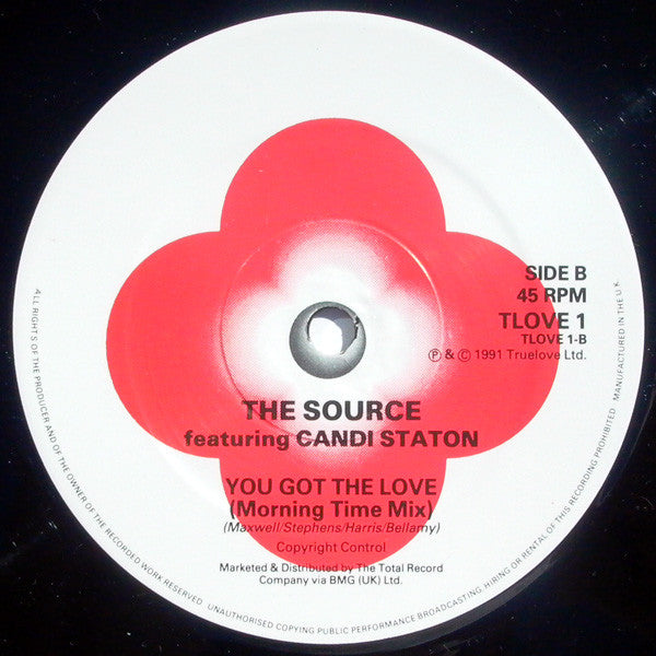 Truelove* Presents The Source Featuring Candi Staton : You Got The Love (Erens Bootleg Mix) (12")