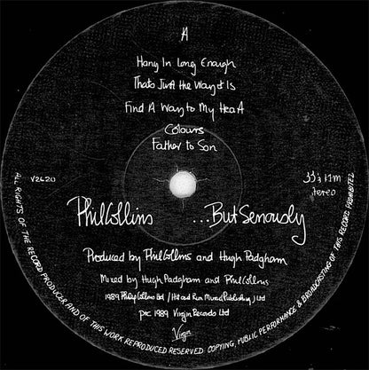 Phil Collins : ...But Seriously (LP, Album)