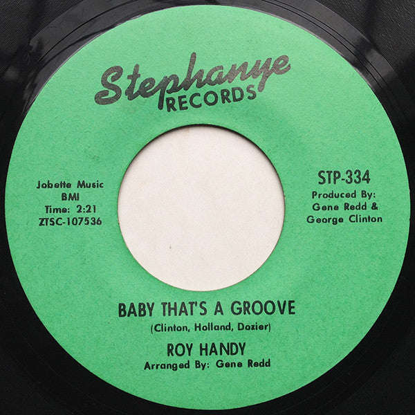 Roy Handy : Baby That's A Groove / Monkey See - Monkey Do (7", Unofficial)