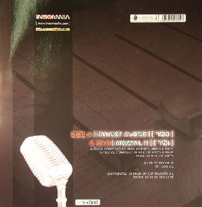 Insomnia FM : I'm Not Alone (12")