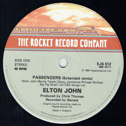 Elton John : Passengers (12")