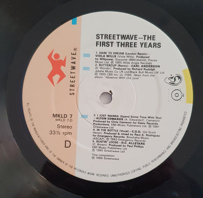 Various : Streetwave - The First Three Years (Vol. 1) (2xLP, Comp, Ltd)