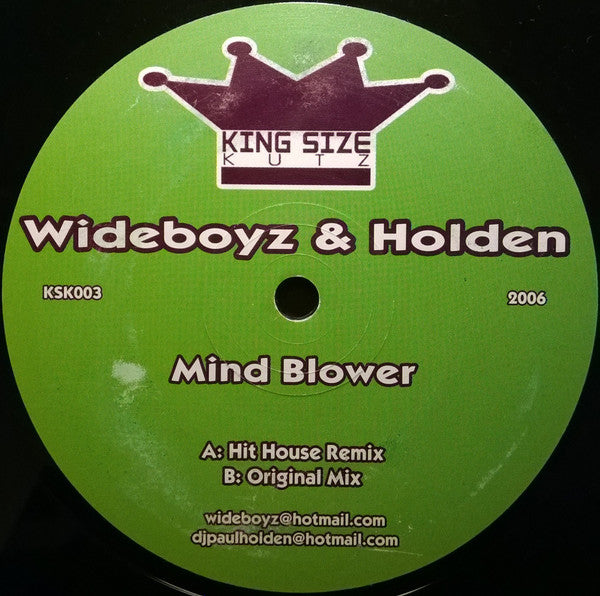 Wideboyz & Holden : Mind Blower (12")