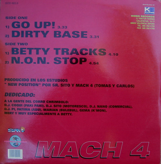 Mach 4 : Go Up! (12")