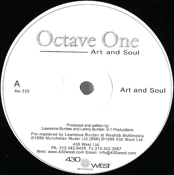 Octave One : Art And Soul (12")