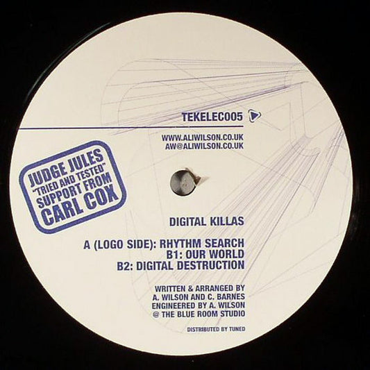 Digital Killas : Rhythm Search / Our World / Digital Destruction (12")