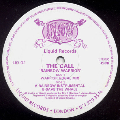The Call (3) : Rainbow Warrior (12")