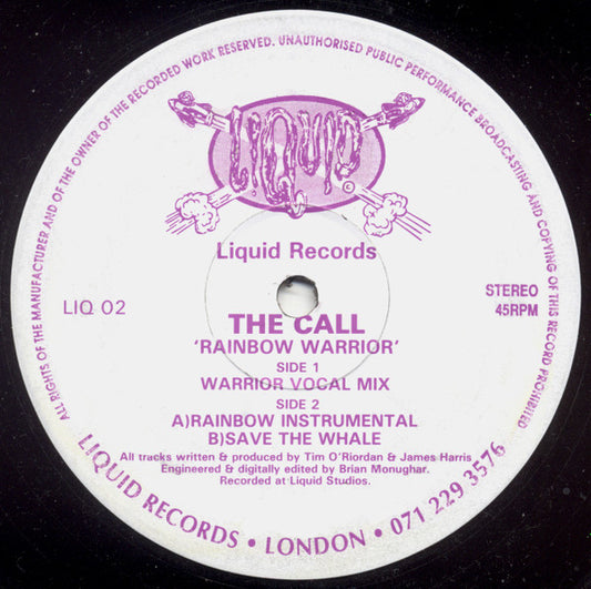 The Call (3) : Rainbow Warrior (12")