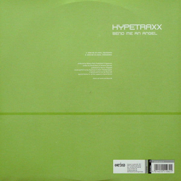 Hypetraxx : Send Me An Angel (12")