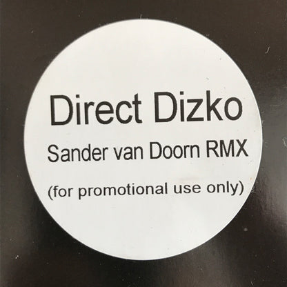 Club Scene Investigators : Direct Dizko (Sander Van Doorn Rmx) (12", S/Sided, Promo)