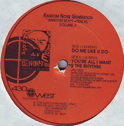 Random Noise Generation : Random Beats + Tracks Volume 3 (12")