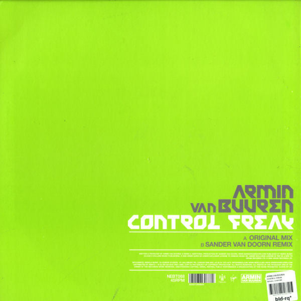 Armin van Buuren : Control Freak (12")