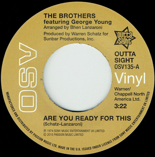 The Brothers Featuring  George Young (2) / The Trumains : Are You Ready For This / Ripe For The Pickin' (7")